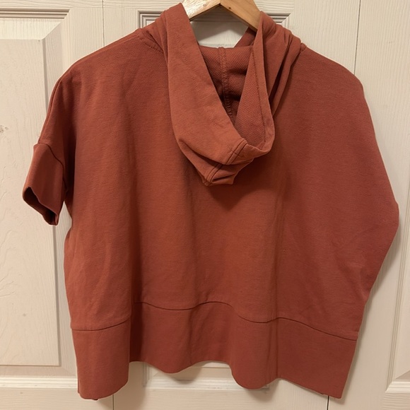 VARLEY Hutton oversized Short-Sleeve hoodie Sweatshirt size xsmall - Picture 6 of 6